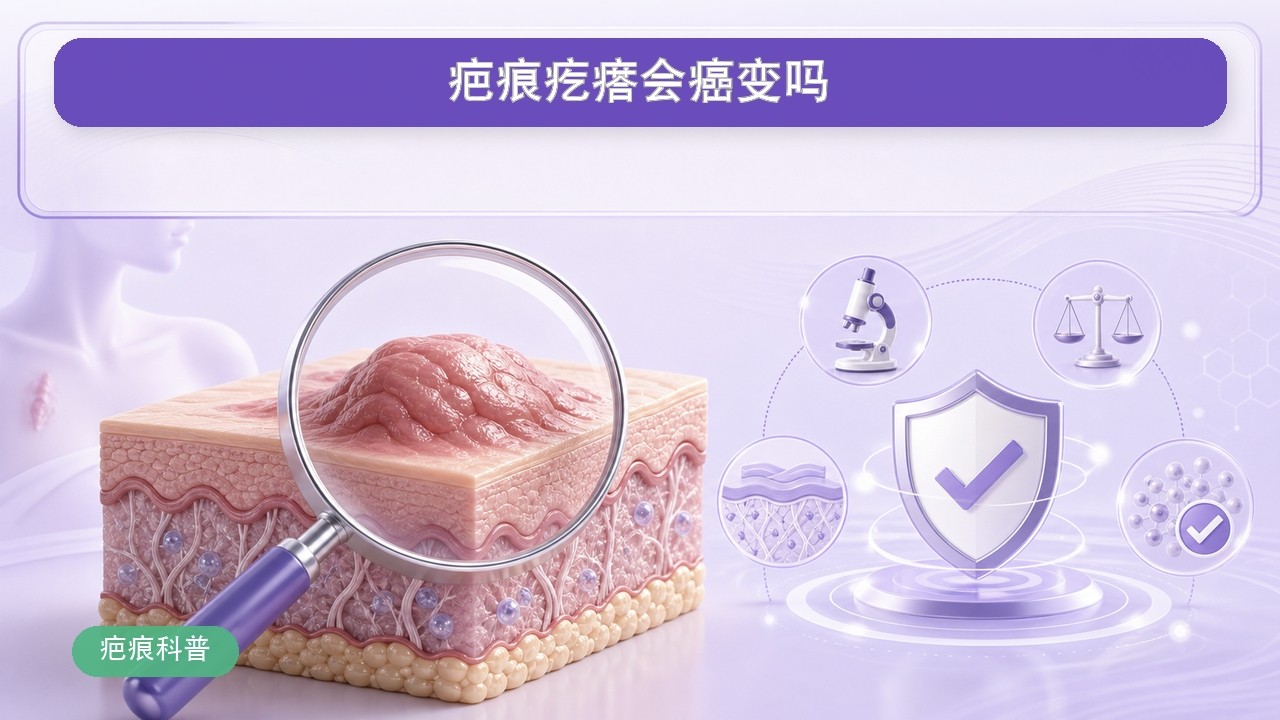 疤痕疙瘩会癌变吗